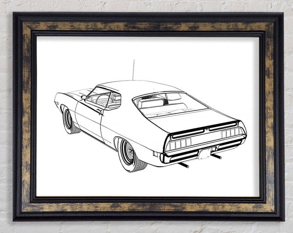 American Classic 14 Framed Print