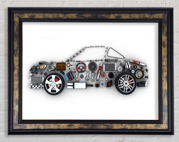 The Workings Framed Print