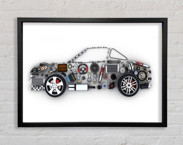 The Workings Framed Print