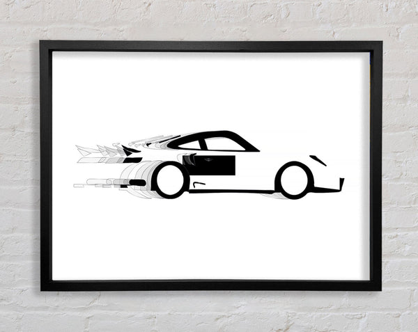 Porsche A Need For Speed Framed Print
