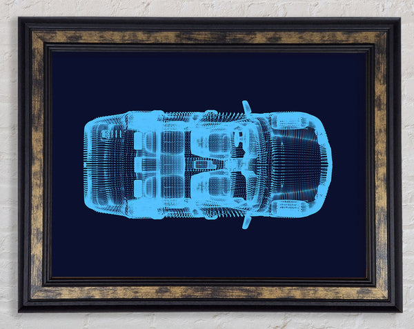 Wireframe 2 Framed Print