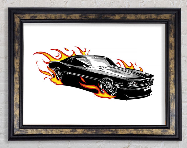 Mustang 13 Framed Print