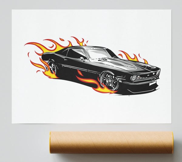 Mustang 13 Print
