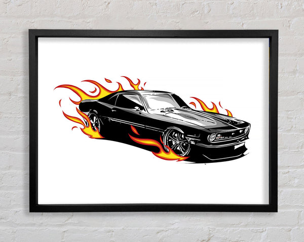 Mustang 13 Framed Print