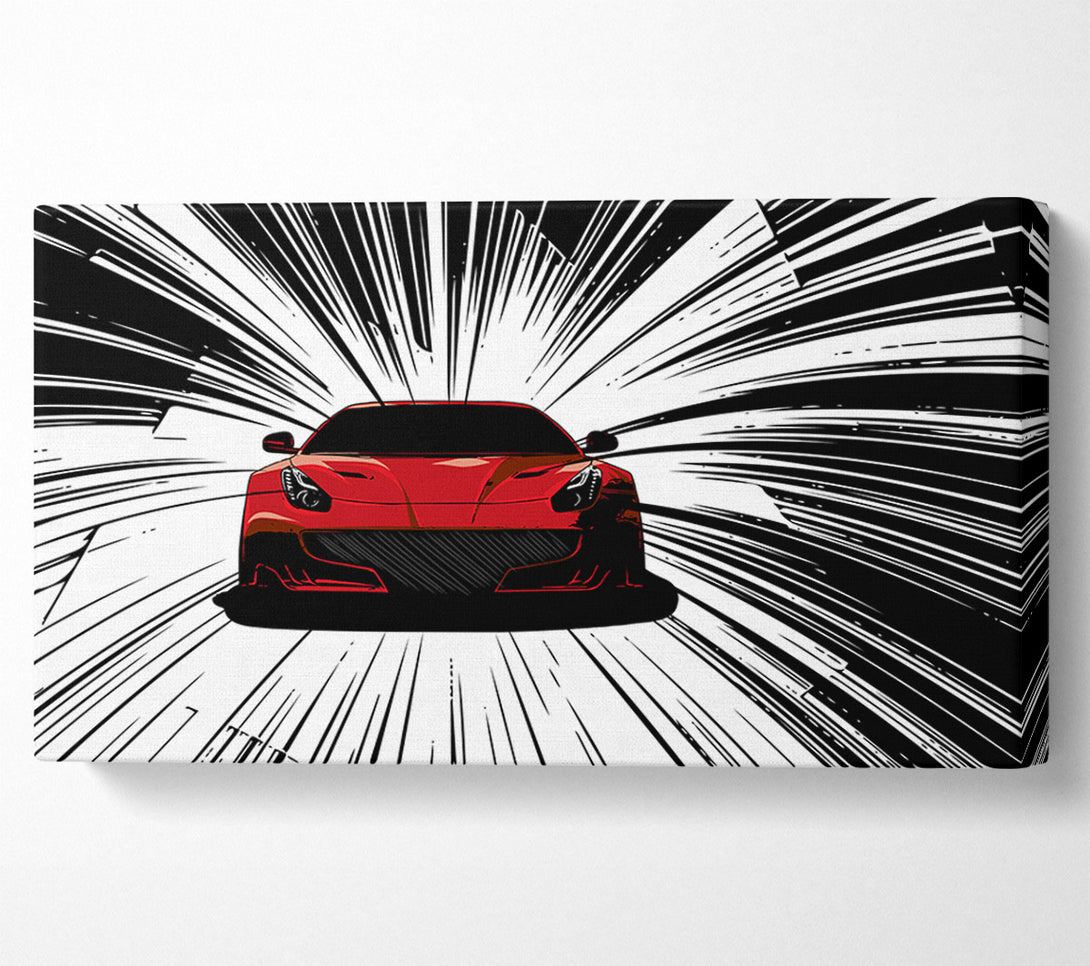  A Canvas Print of Speed War Canvas Wall Art