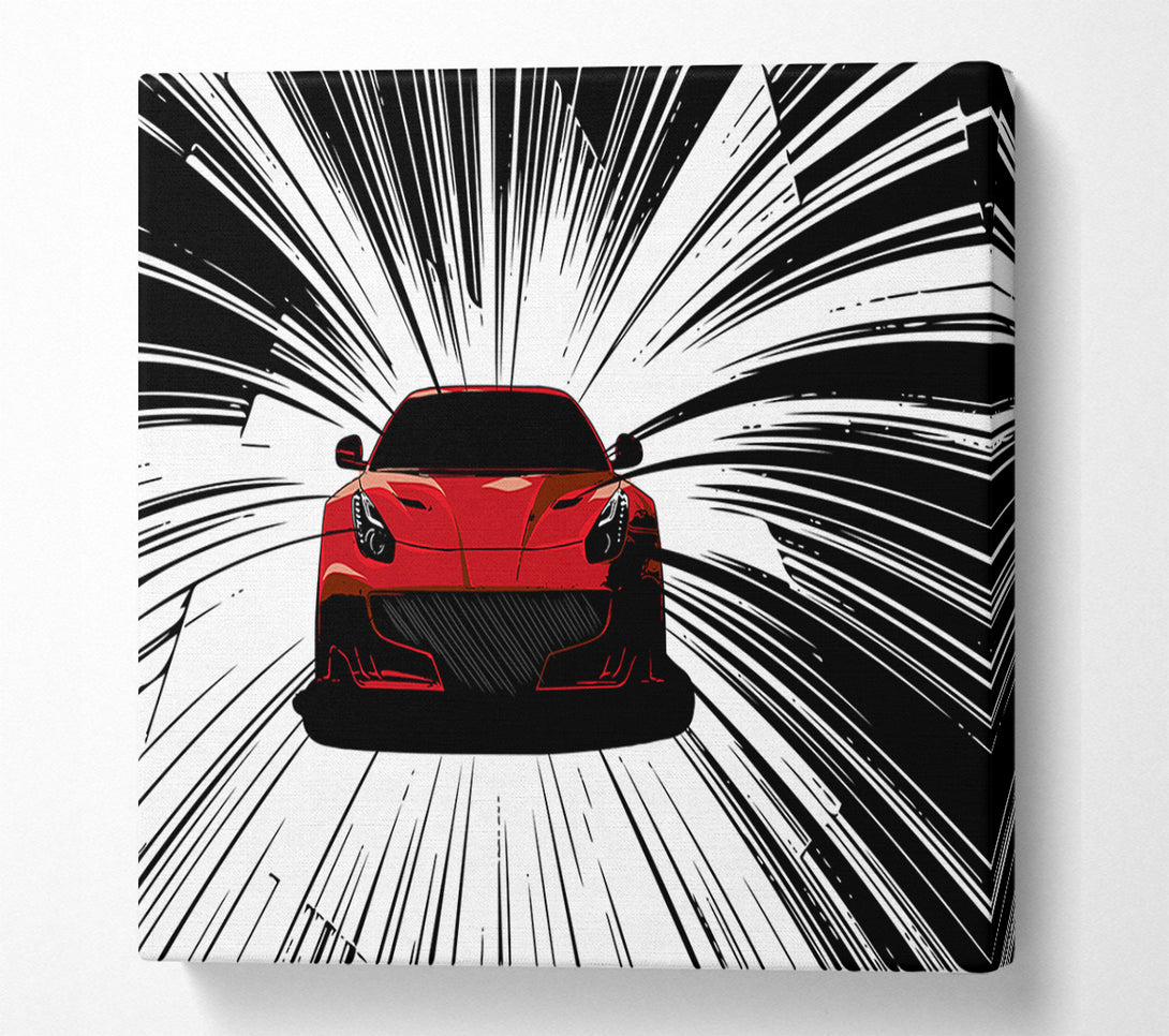  A Canvas Print of Speed War Canvas Wall Art