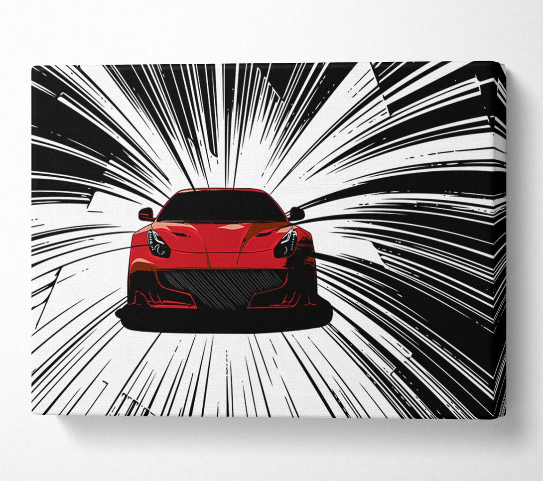  A Canvas Print of Speed War Canvas Wall Art