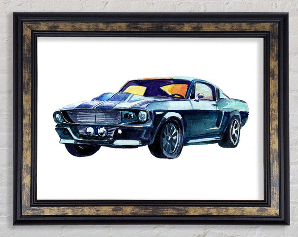 Mustang 14 Framed Print