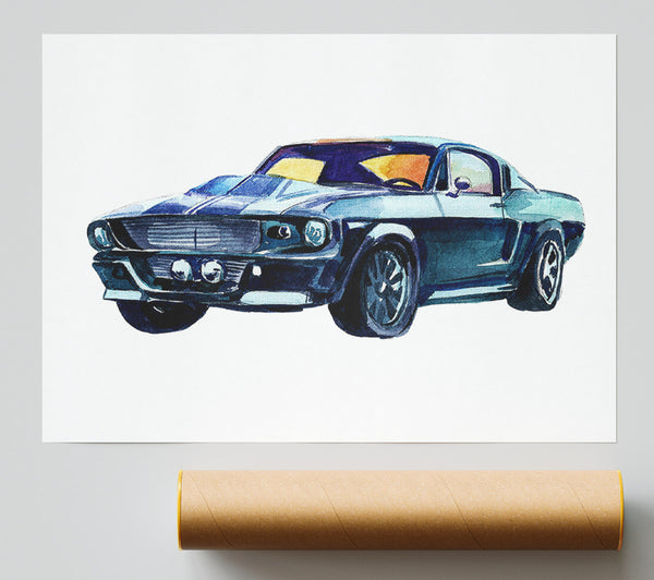 Mustang 14 Giclee Print