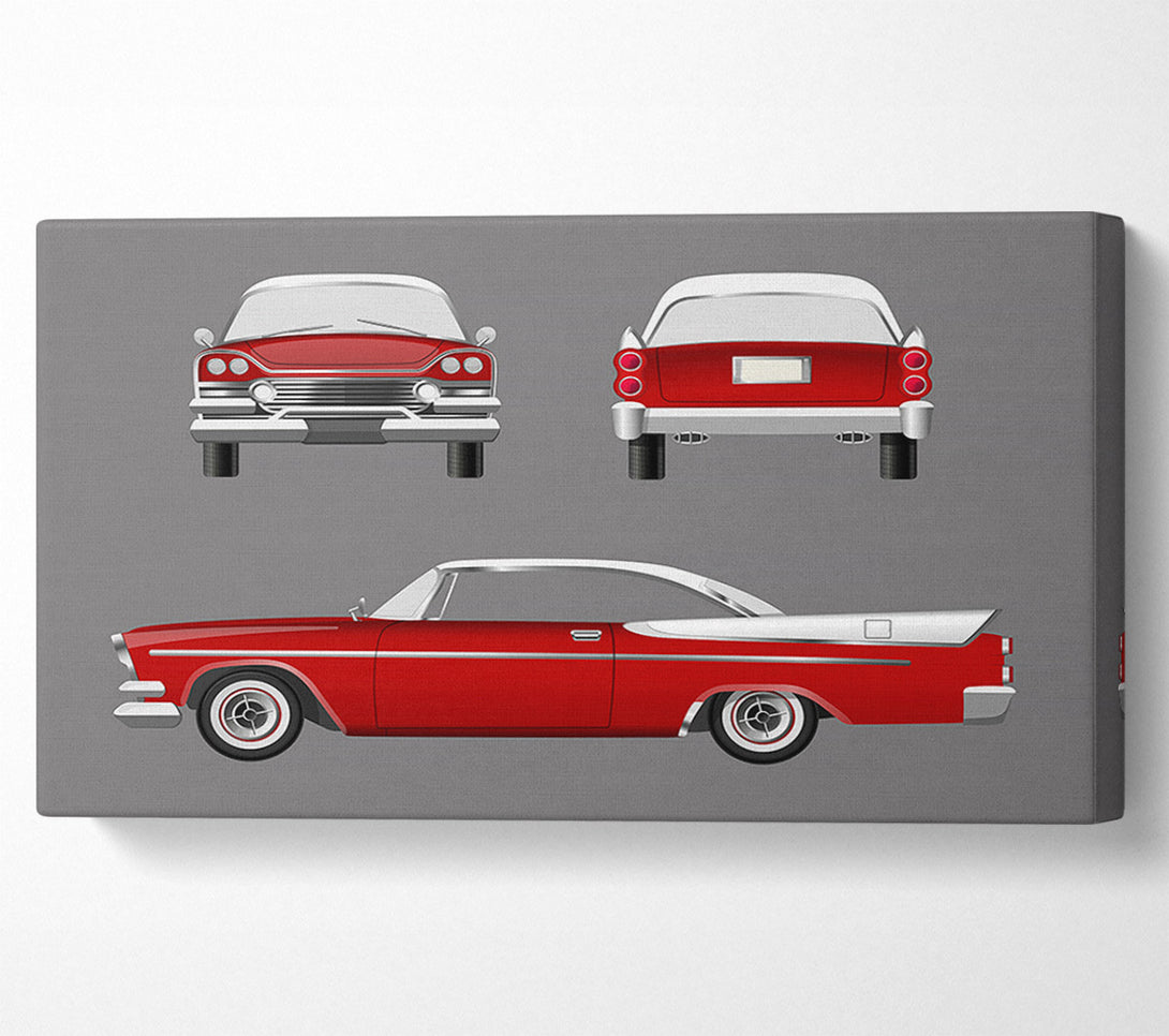  A Canvas Print of American Classic 9 Canvas Print