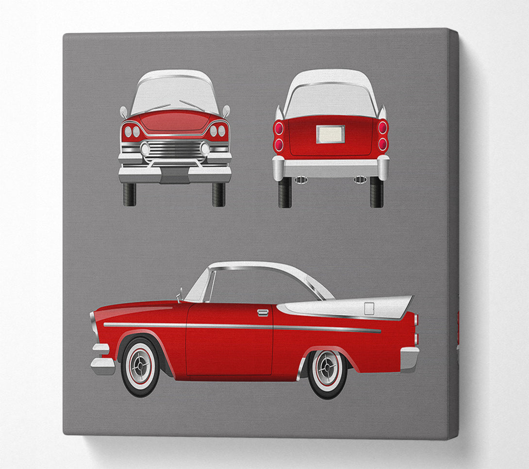  A Canvas Print of American Classic 9 Canvas Print