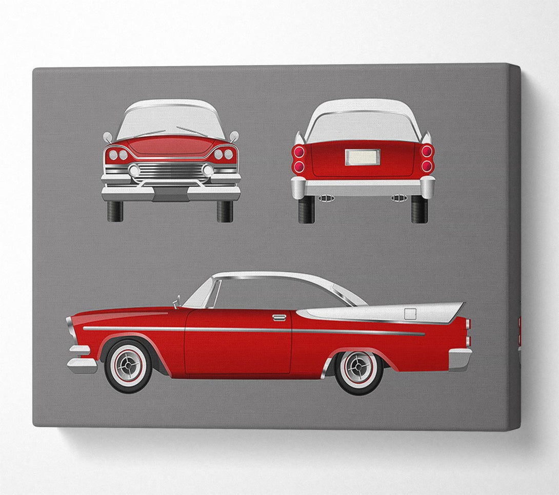  A Canvas Print of American Classic 9 Canvas Print