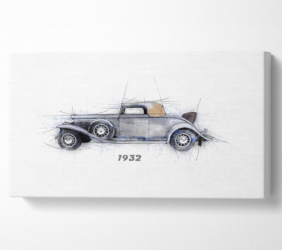  A Canvas Print of British Classic 10 Canvas Print