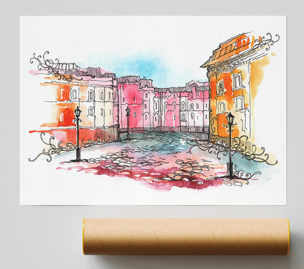Cobbled Streets 1 Print