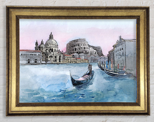 Gondola Ride 10 Framed Print