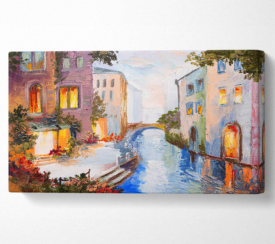  A Canvas Print of Watercolour Glow Canvas Wall Art