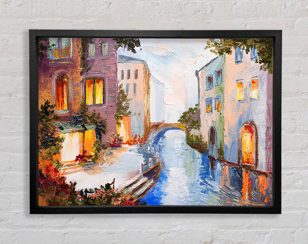 Watercolour Glow Framed Print