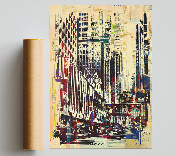Nyc Building Blocks Giclee Print