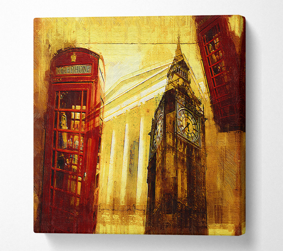  A Canvas Print of Retro Canvas Print