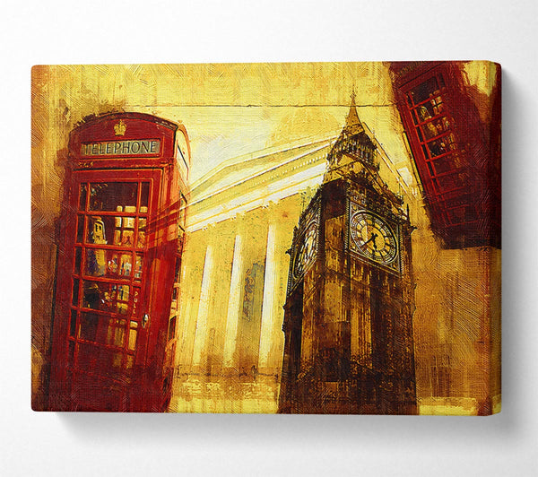  A Canvas Print of Retro Canvas Print