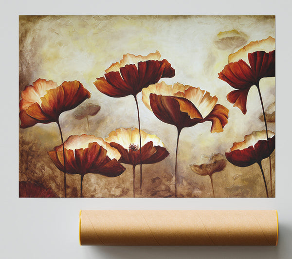 Chocolate Poppies Poster