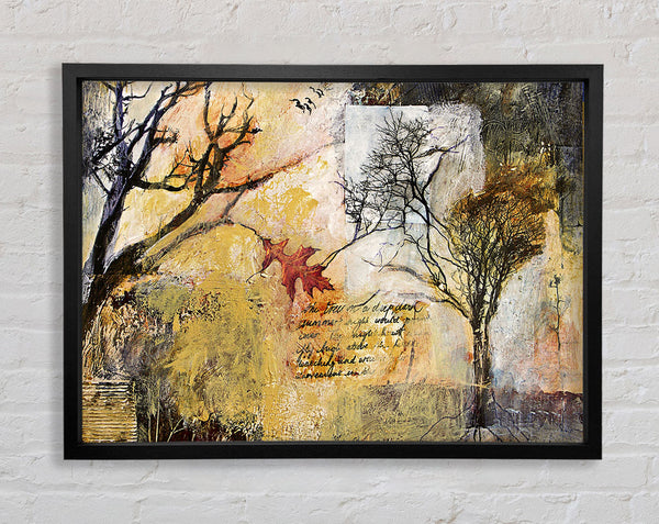 Woodland Montage Framed Print