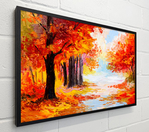 Autumn Orange Path