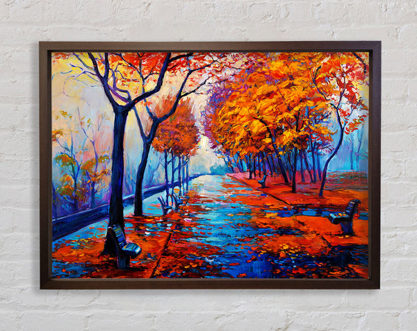 Autumn Blues 1 Framed Print