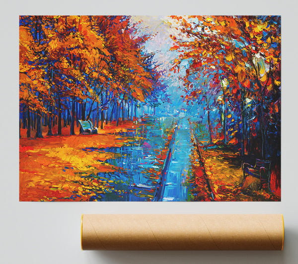 Autumn Blues 2 Giclee Print