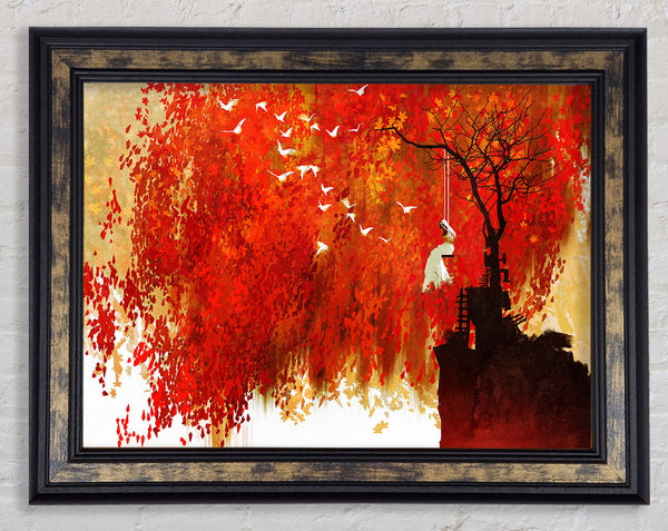 Wedding Day Wonder Framed Print