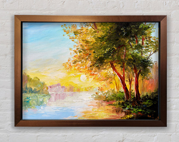 Lake Wonder Framed Print