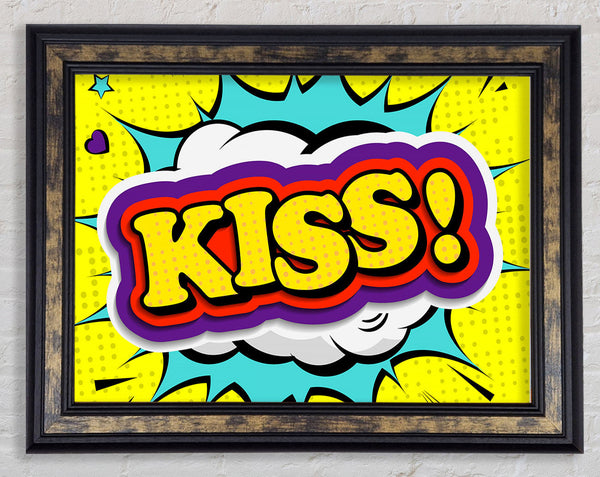 Kiss Framed Print
