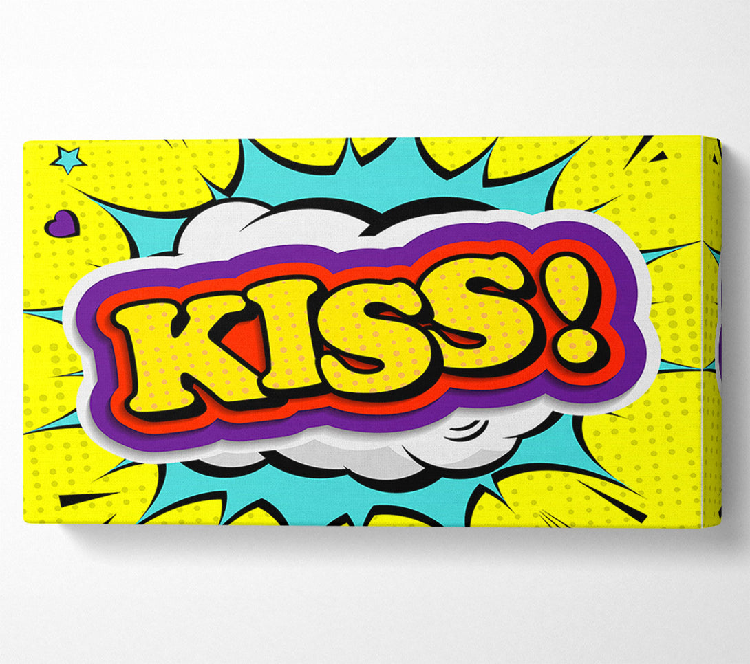  A Canvas Print of Kiss Canvas Wall Art