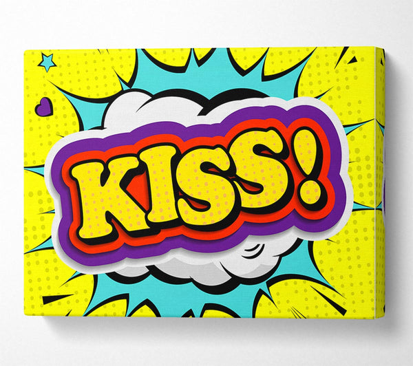  A Canvas Print of Kiss Canvas Wall Art