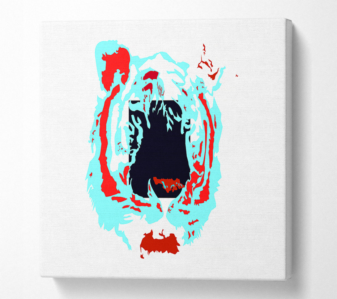  A Canvas Print of Funky Tiger Canvas Print
