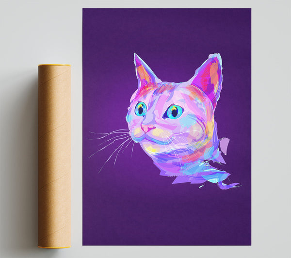 Rainbow Cat Print
