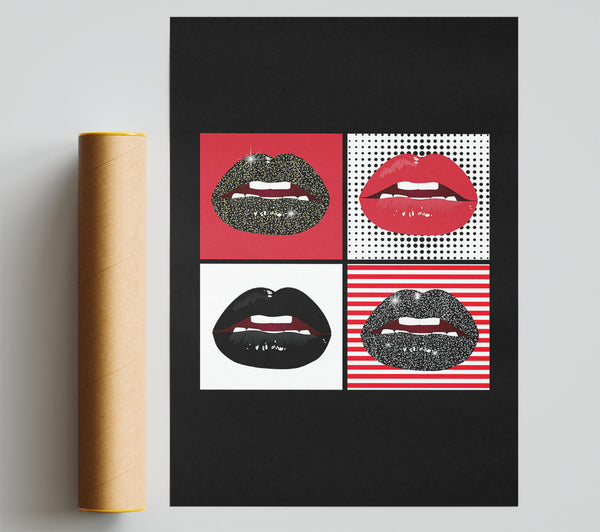 Sparkle Lips 1 Giclee Print