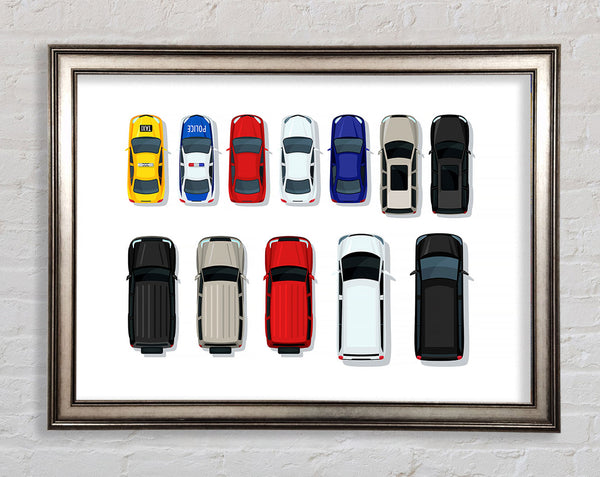 Car Selection Framed Print