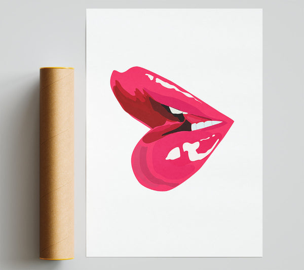 Pink Lips 1 Giclee Print