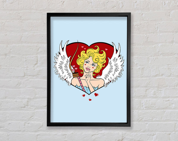 Cupid Love Finder Framed Print