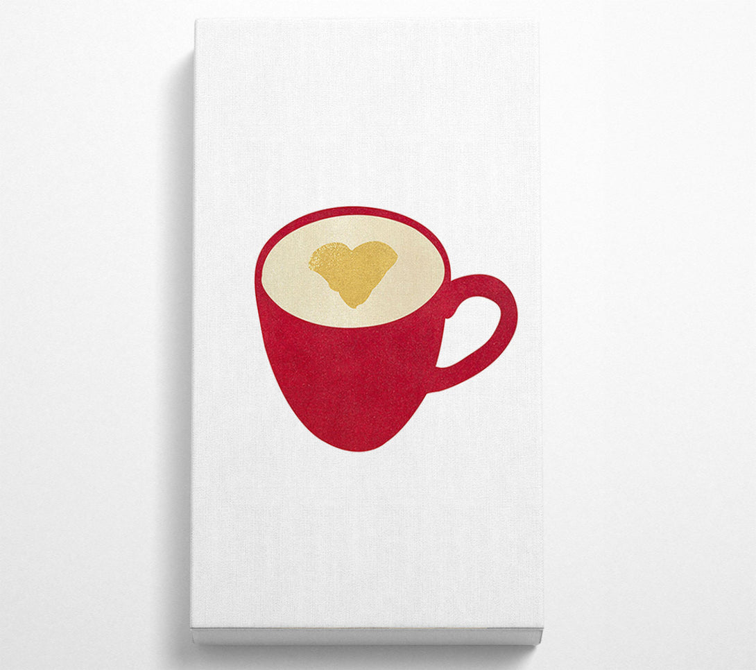  A Canvas Print of Coffee Love 5 Canvas Print
