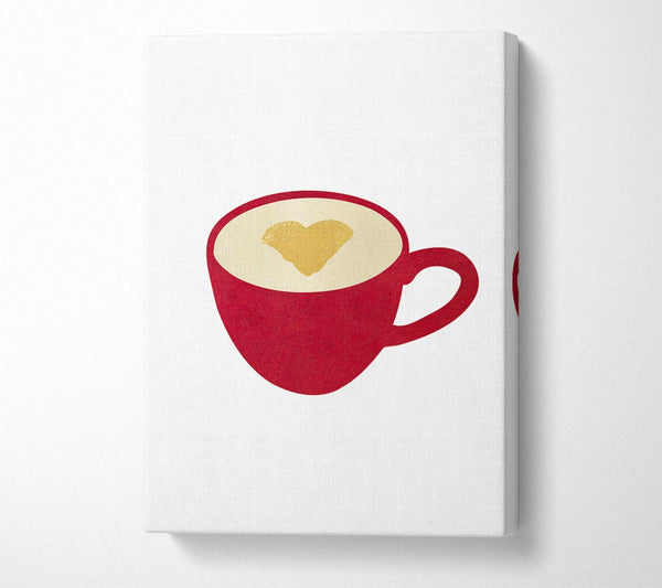  A Canvas Print of Coffee Love 5 Canvas Print