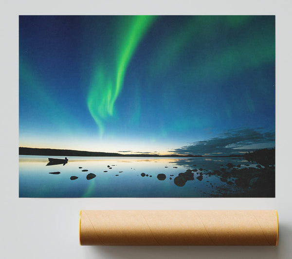 Northern Light Reflections Print