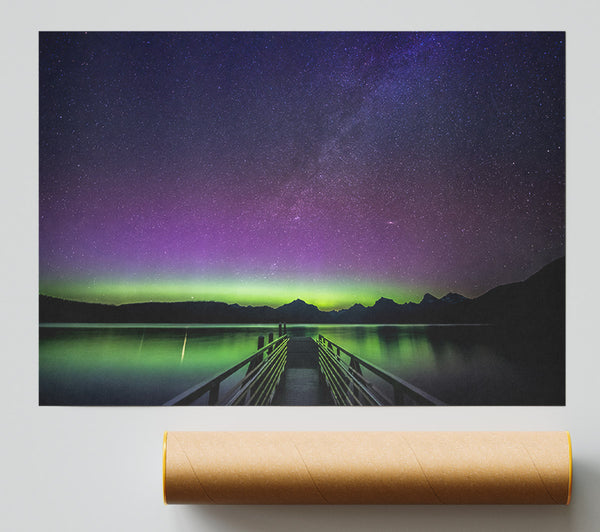 Glow Of The Northern Lights Poster