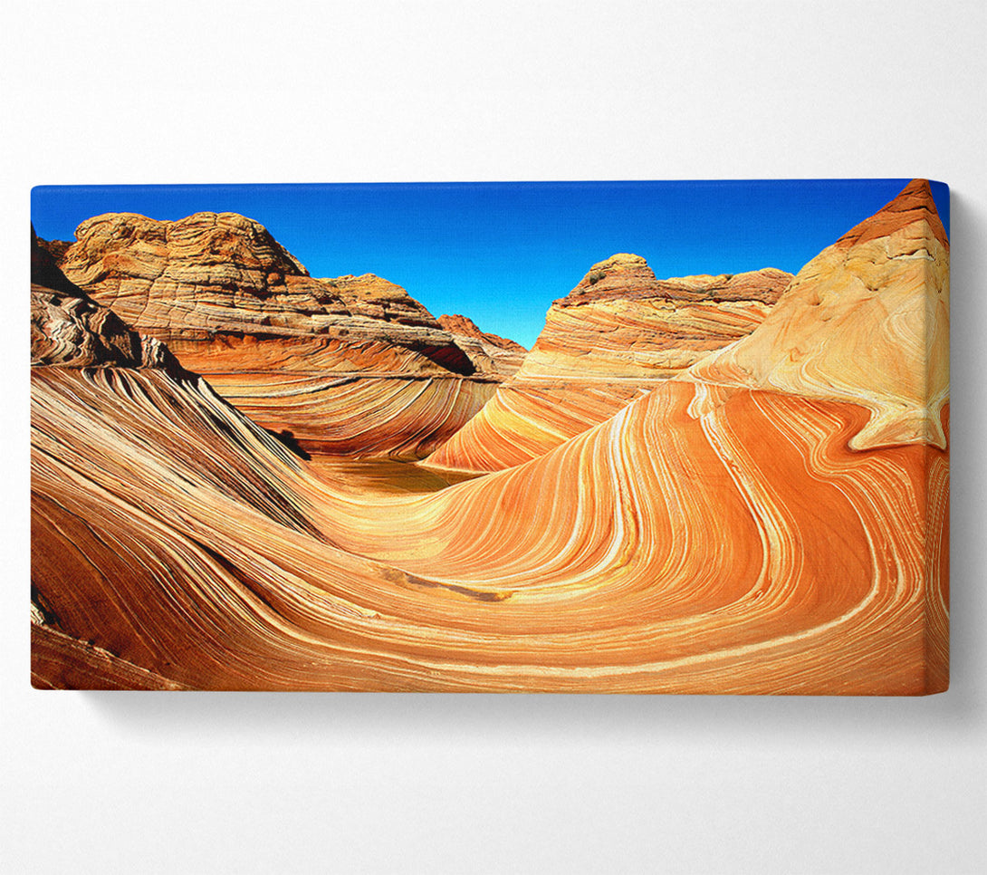 A Canvas Print of Where The Water Use To Flow Canvas Print