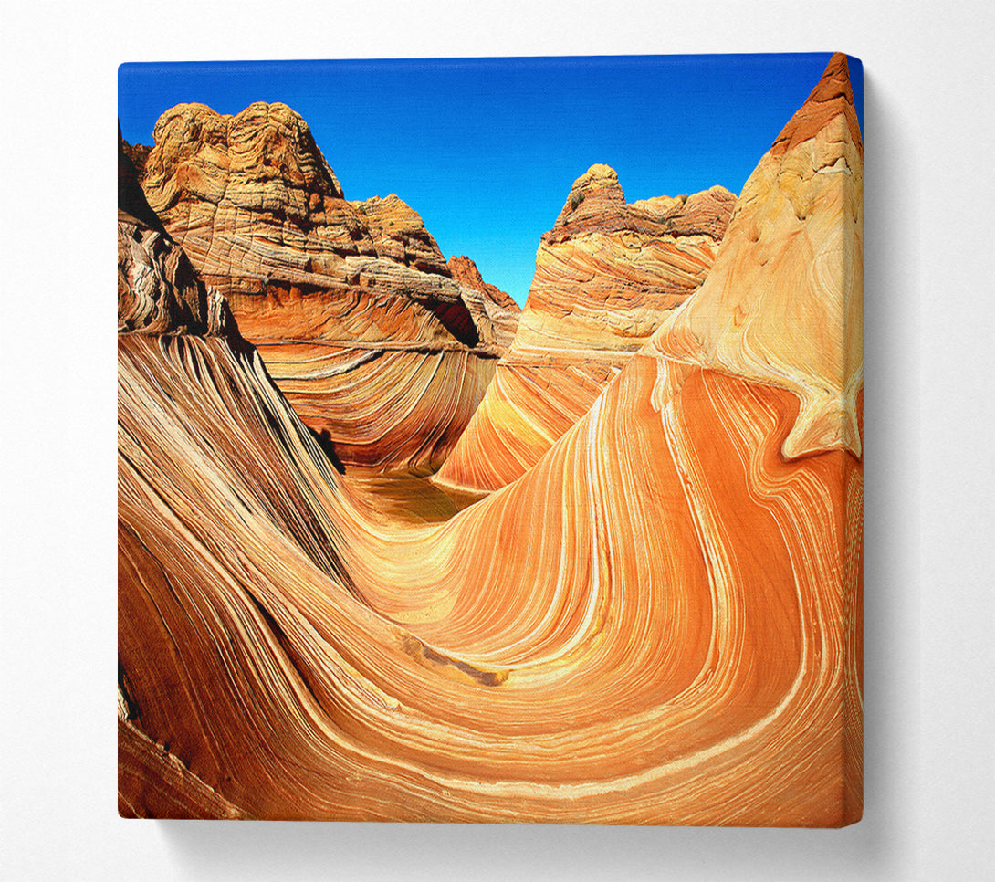  A Canvas Print of Where The Water Use To Flow Canvas Print