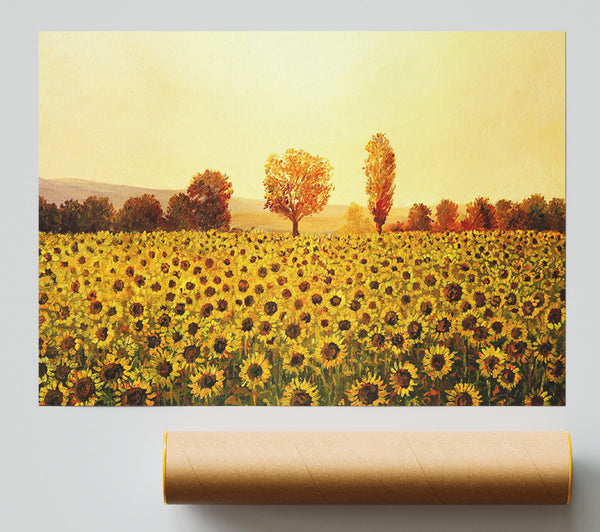 Nothing But Sunflowers Print