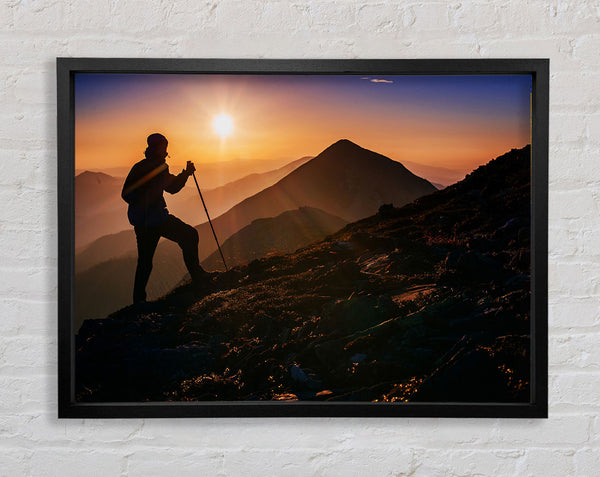 On Top Of The World 1 Framed Print