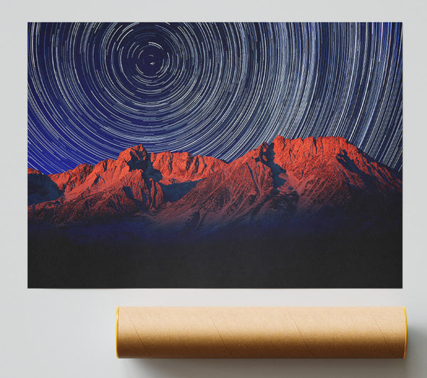 Vortex Mountains Giclee Print
