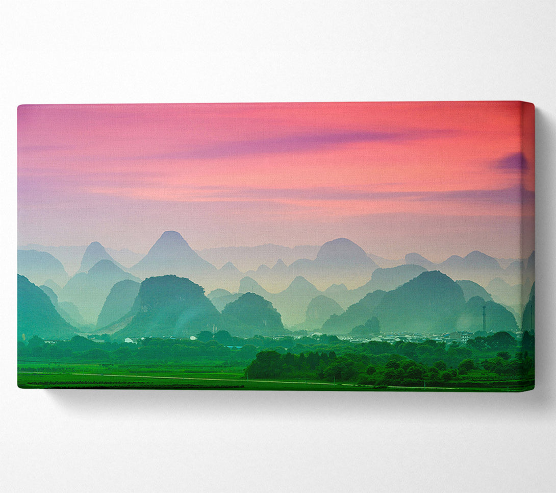  A Canvas Print of Green Splendor Canvas Wall Art